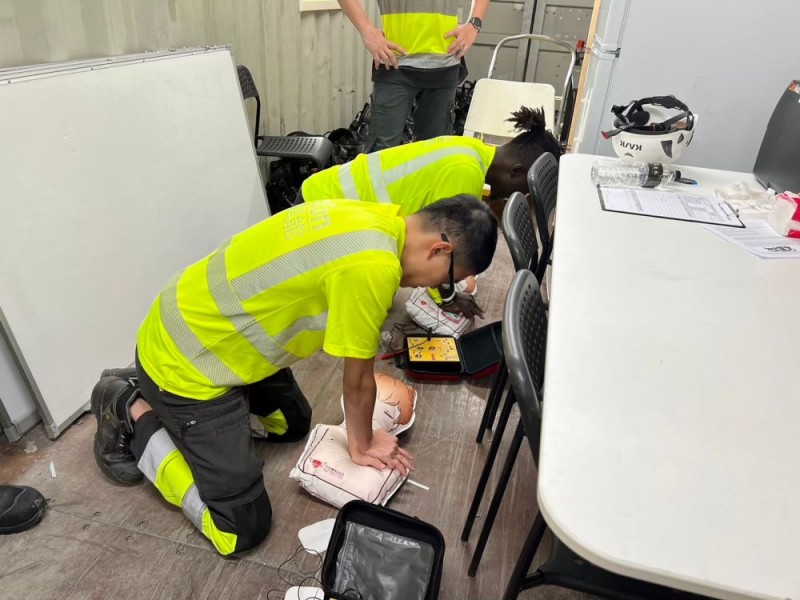 CPR+AED急救教育訓練 | 普康風能股份有限公司 | 台北港