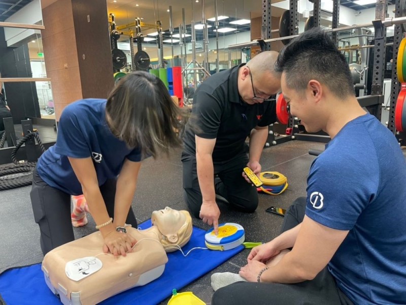 CPR+AED急救教育訓練 | 玩美體態健身