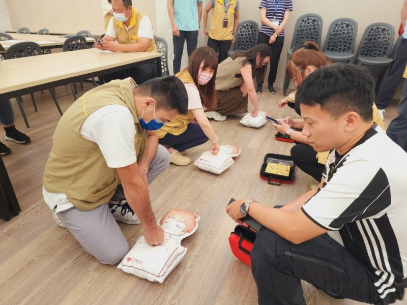 CPR+AED急救教育訓練 | 建名精密企業股份有限公司