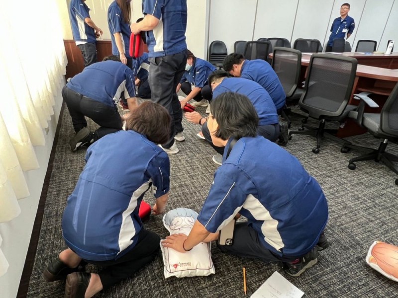 CPR+AED急救教育訓練 | 台灣東電化股份有限公司TDK
